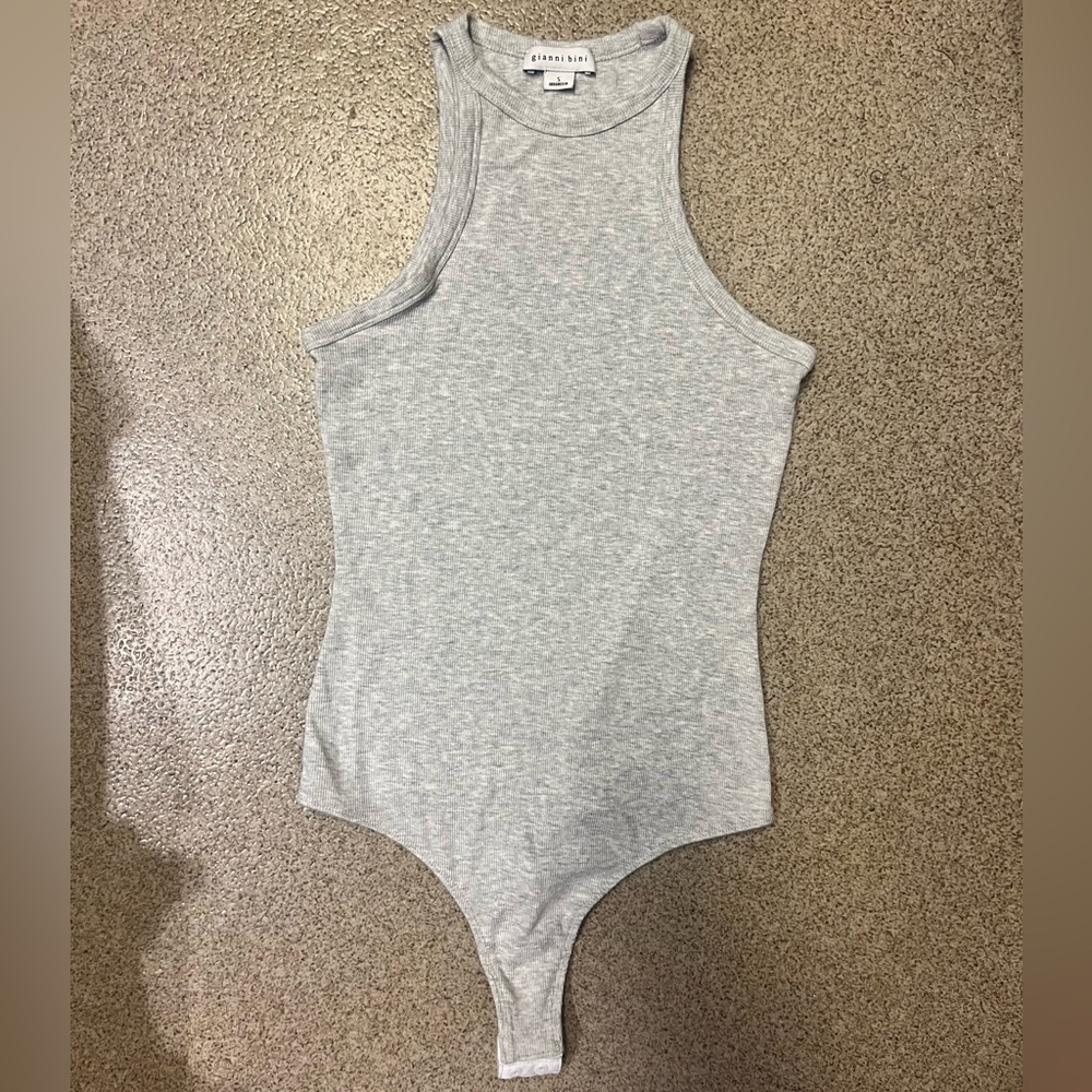 Gianni Bini Light Gray Bodysuit
